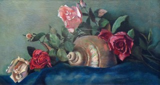 Hans Hassenteufel_1887-1943_Südseemuschel und Rosen.jpg